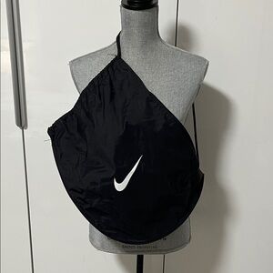Nike Black Crossbody Print Gymsack Bag Large